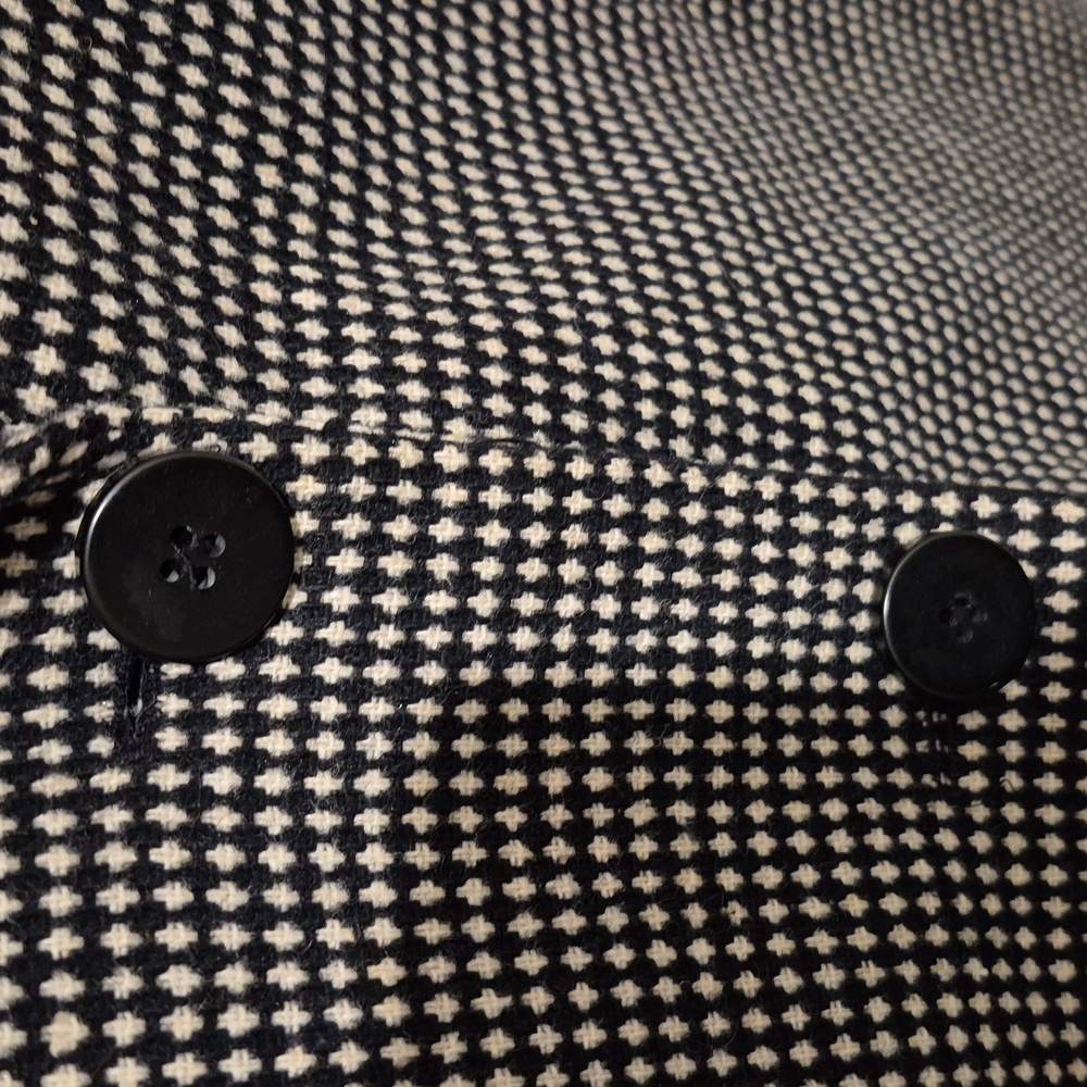 Vintags Requirements | Houndstooth Blazer Black & Whitw | SIZE 14 - Picture 4 of 5